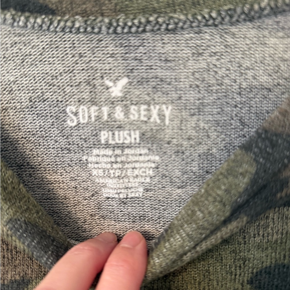 Camouflage Long Sleeve Sweater - Picture 3 of 8